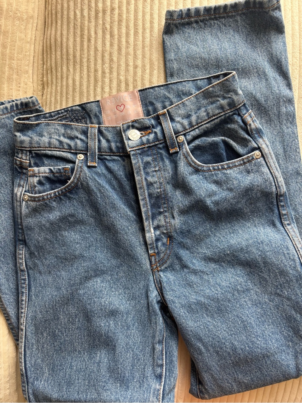 REVICE Classic Light Blue Straight Jeans